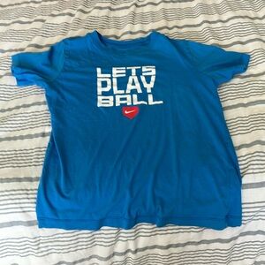 Nike let’s play ball baseball tee